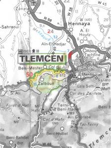 La commune de Benimester : Carte Michelin 2003