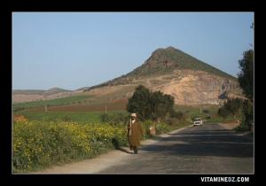 Djebel Touila ou Djbel Mennguel, carrière d'extraction de granulats