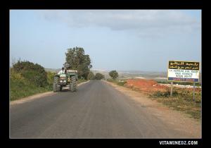 Limite entre la commune d'El Maleh (Rio Salado) et Terga (Turgo)