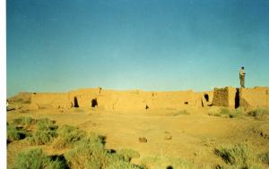 un ksar au milieu de la plaine d'abadla