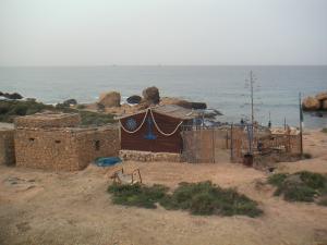 Baraque de pêcheur à Canastel (Oran)