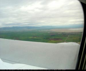 Survol du Lac Salé (Sebkha) Oran