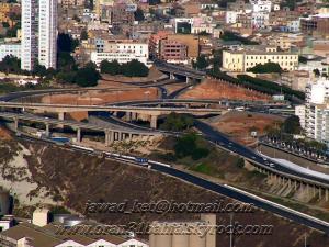 ORAN   Echangeur entre cité Jean de la Fontaine  Lycée Lotfi et les Petites Soeurs des Pauvres