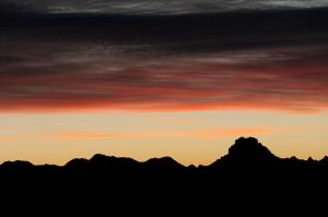 Coucher de Soleil sur les Montagnes d'Illizi