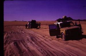 Tassili Nadjer route Illizi Djanet 1982