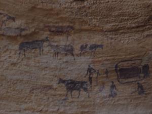Peinture Rupestre du Tassili (Illizi)