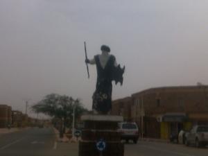 Rond point du centre ville (illizi)