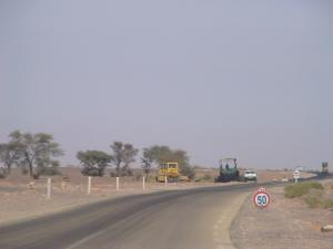 Revêtement de route par ENGCB (illizi)