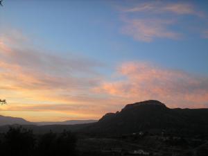 Coucher de Soleil sur la montagne de Bordj Bou Arrerij