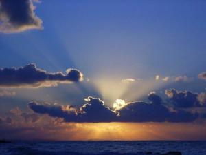 Couché de soleil sur la Plage Corso (Boumerdes)