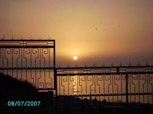 Coucher de soleil sur le front de mer à Boumerdes