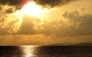 Coucher de Soleil sur la Plage d'El Taref