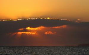Coucher de Soleil sur la Plage d'El Taref