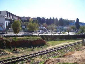 Vue sur le Stade de Médéa  Quartier 24 février