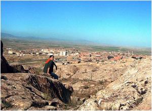 Médéa vue depuis les Montagnes