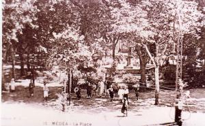 Médéa période Coloniale - la Placette avant l'existence du Kiosque