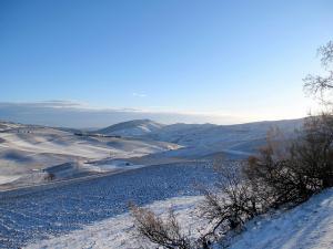 Médéa sous la Neige