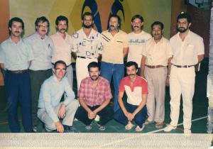 Stage international de natation à Médéa en 1980