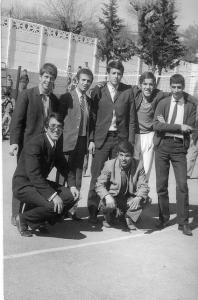 Om Médéa Volley ball en 1970 , au tenis a Bab el Gorte   ex nador