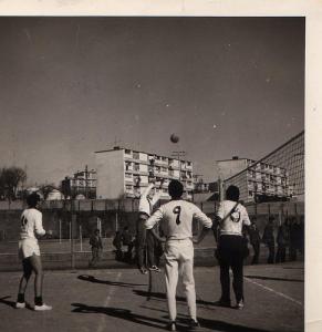 OM Médéa Volley ball en 1968 au Stade Si Hamdane