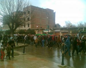 A Médéa  Manifestation de soutien au Peuple de  Gaza