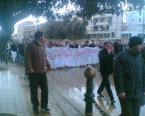 A Médéa  Manifestation de soutien au Peuple de  Gaza