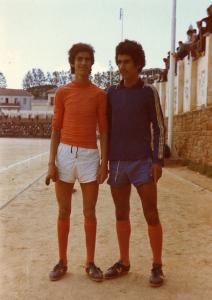 OM Médéa saison 76/77 à Si Hamdane Benkhaled Mustapha et Aggadi (gb)