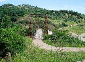 Pont Suspendu près de la Commune de Tablat (Wilaya de Médéa)