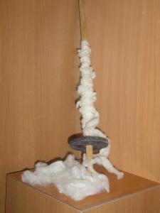 El Meghzel  (Outil Traditionnel de Confection de Laine)