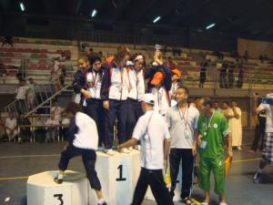 CEM bouhani de arib ,w ain defla medaille d argent minimes filles