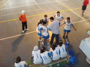 Temps mort l'équipe de Bejaia Fille Cadet