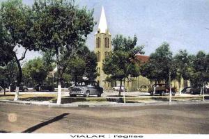 Place de l'Eglise  de Tissemsilt à l'époque coloniale