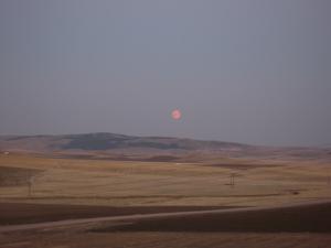 COucher de Soleil sur la région de Sidi Ayad (Wilaya de Tissemssilt)