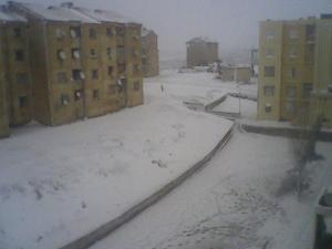 Un Quartier de Tissemssilt sous la Neige