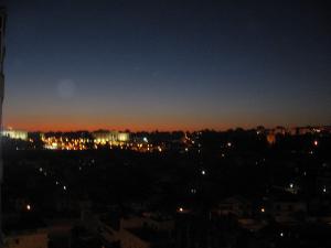 Les Hauteur d'Alger au Coucher du  Soleil