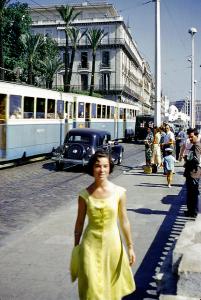 Alger. Boulevard en Bord de Mer. Juillet 1954.