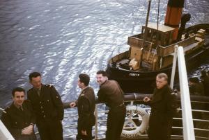 Arrivée du Ville-de-Marseille à  Alger, Kodachrome Mai 1962
