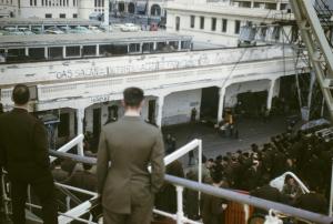 Arrivée du Ville-de-Marseille à  Alger, Kodachrome Mai 1962