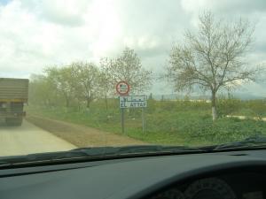 Sur la route entre Alger et Oran