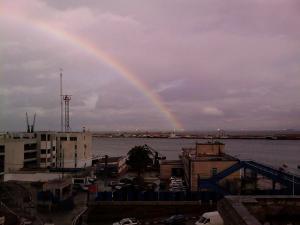 Arc-en-Ciel sur le Port d'Alger