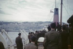 Arrivée du Ville-de-Marseille à  Alger, Kodachrome Mai 1962