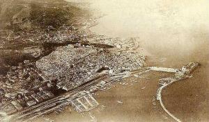 Alger vue depuis une Montgolfière