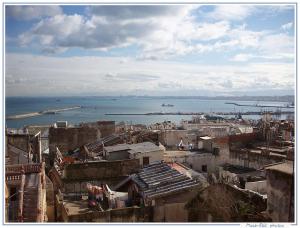 La Baie d'Alger vue de la Casbah