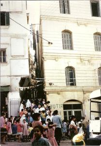 Sortie des classes (Alger dans les années 80)