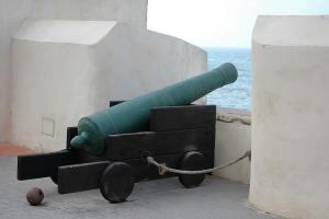 Antique Canon de l'époque ottomane à Alger
