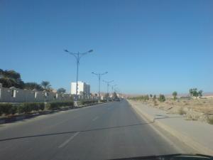 La nouvelle centrale de police  près de la  Corniche à El Oued