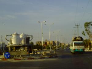Route de Tebessa à El Oued
