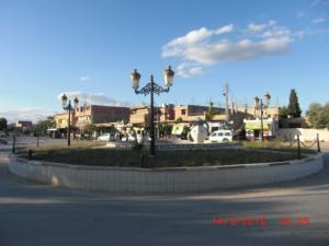Rond Point dans la commune de Cherchar à Khenchla