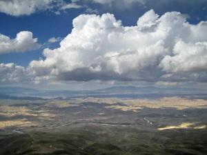 Survol de la commune de Chechar à Khenchela