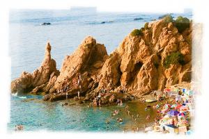 Plage bleu  sur Chenoua -Tipaza